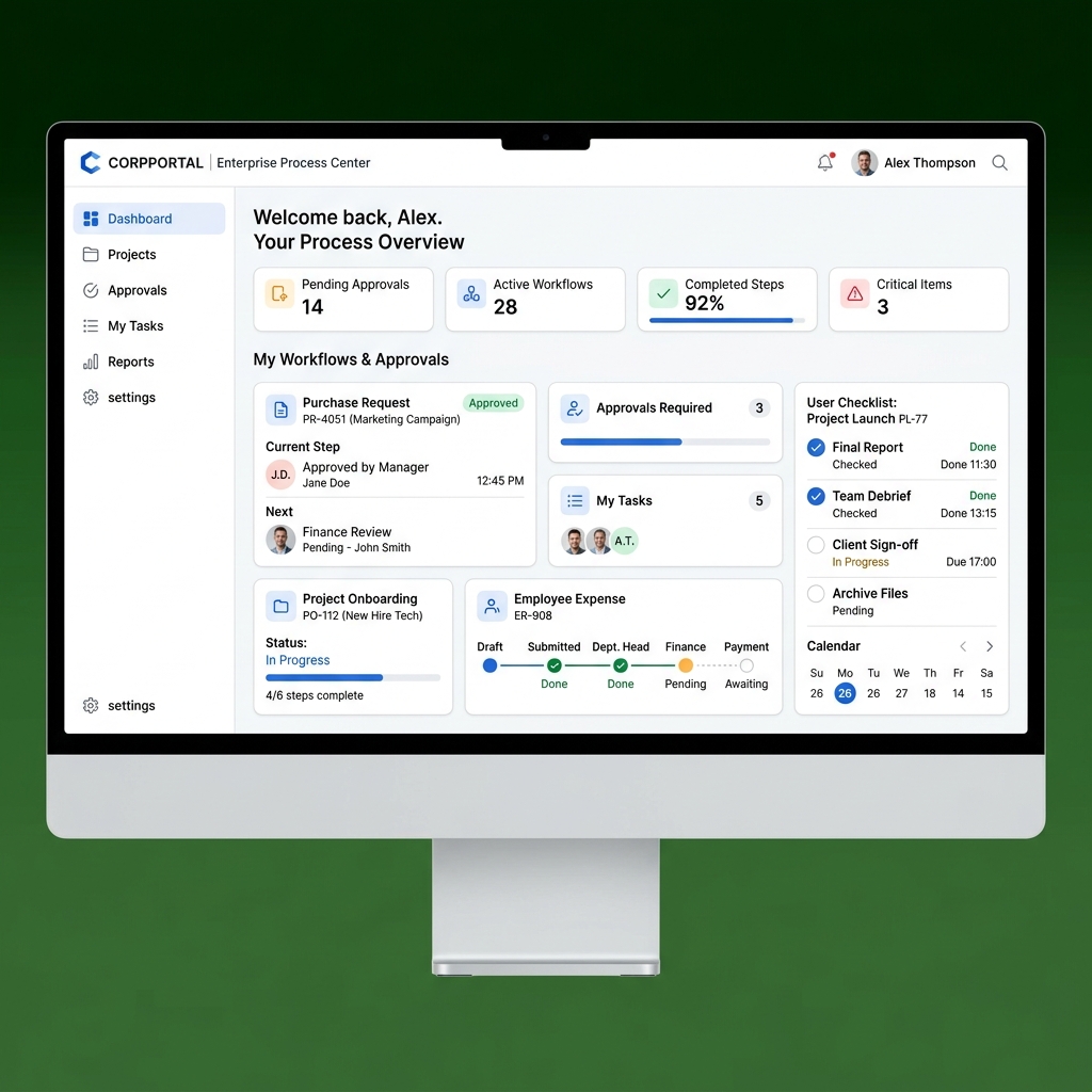 Portal empresarial conectado